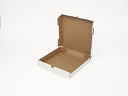 The Online Liquidator 16 inches Pizza Box Bundle of 50 - Premium Plain White Corrugated Cardboard Take Out Delivery Container