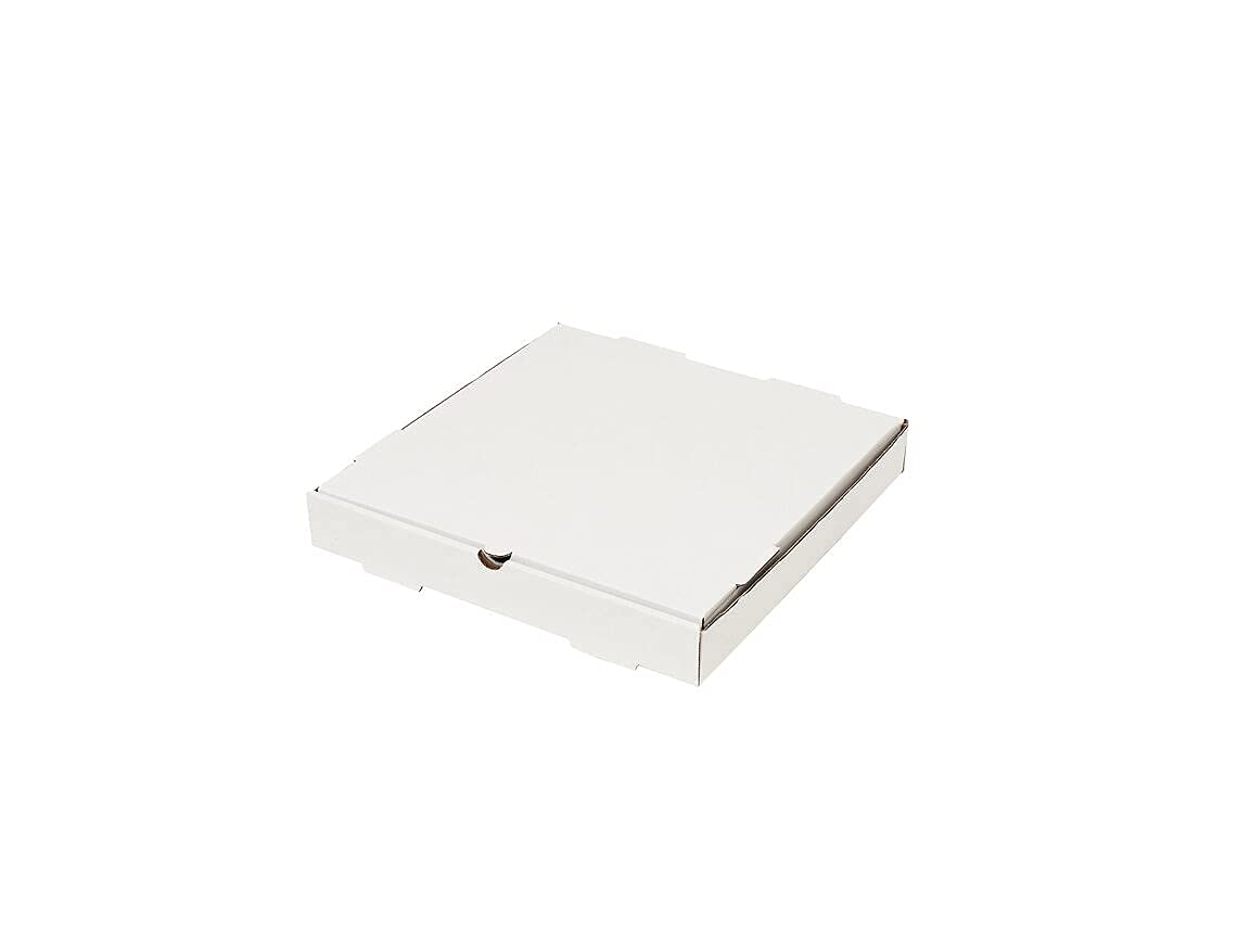 The Online Liquidator 16 inches Pizza Box Bundle of 50 - Premium Plain White Corrugated Cardboard Take Out Delivery Container view 5