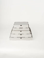 The Online Liquidator 16 inches Pizza Box Bundle of 50 - Premium Plain White Corrugated Cardboard Take Out Delivery Container view 6