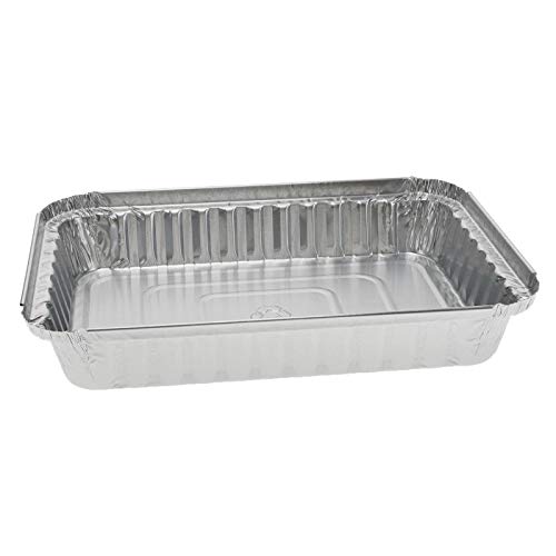 Wellcare PSP768E 1 1/2 LB Oblong Aluminum Containers (500 Per Case)