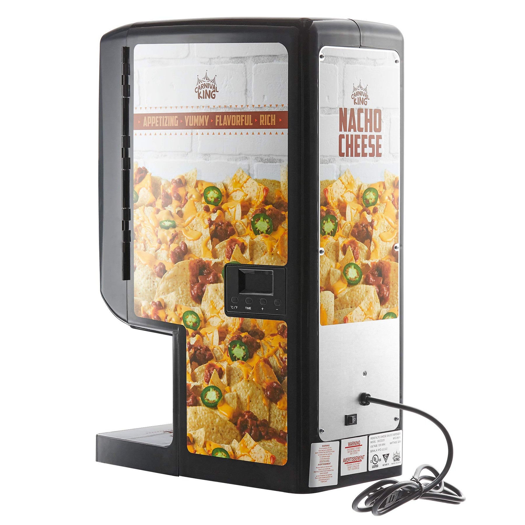 Wallace Flynn Carnival King CD225 Peristaltic Cheese Sauce Dispenser - 120V, 225W, Black view 2