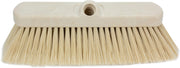 SPARTA 41278EC25 Flo-Thru Plastic Wall Scrub Brush, Equipment Brush with Soft Nylex Bristles for Industrial Kitchens, Hospitals, Commercial Cleaning, 4 Inches, Tan, (Pack of 12)