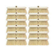 SPARTA 41278EC25 Flo-Thru Plastic Wall Scrub Brush, Equipment Brush with Soft Nylex Bristles for Industrial Kitchens, Hospitals, Commercial Cleaning, 4 Inches, Tan, (Pack of 12) view 4