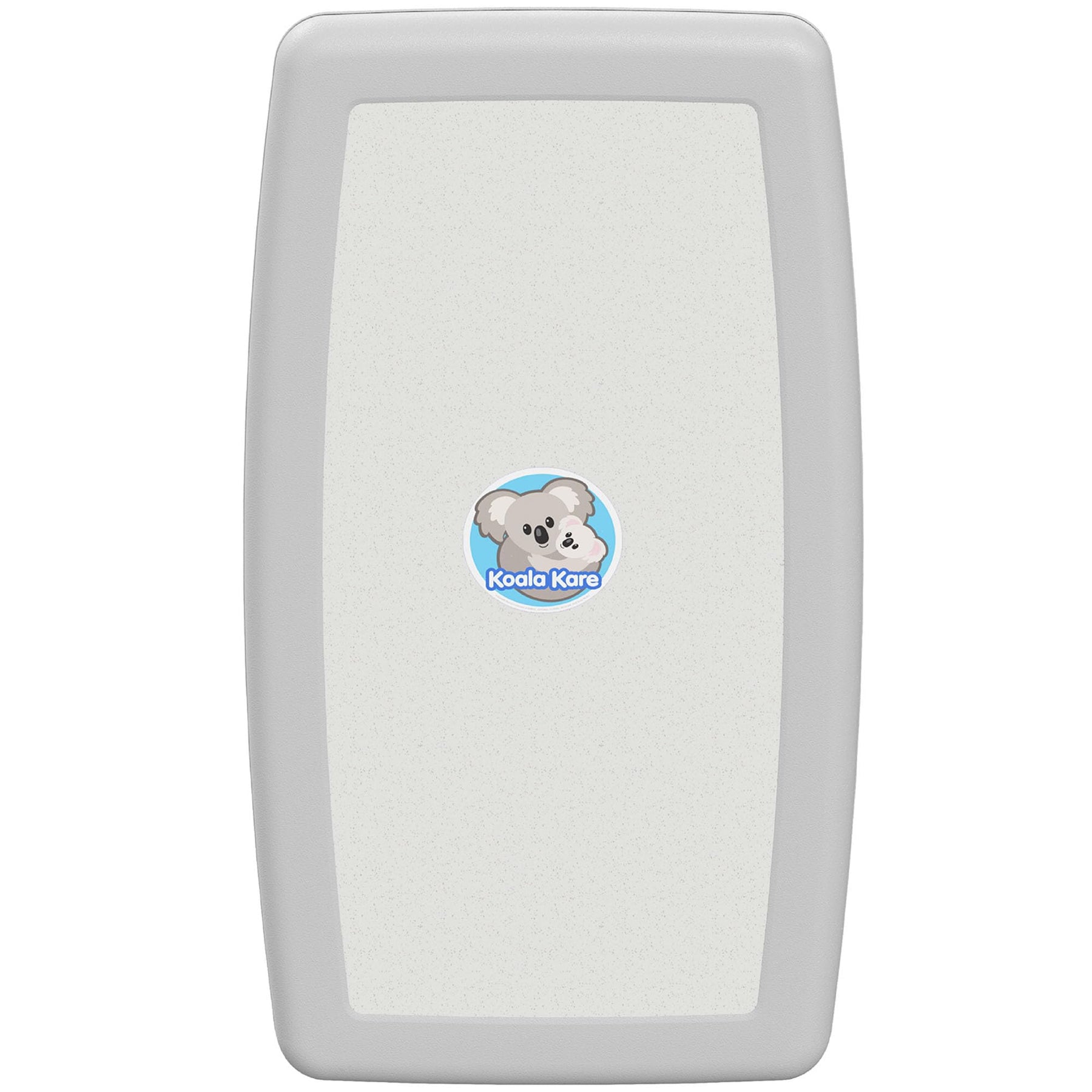 Koala Kare KB301-05 Vertical Surface Mounted Baby Changing Table - Foldable Plastic Diaper Changing Station (White Granite)