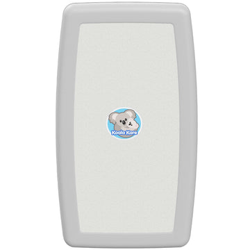 Koala Kare KB301-05 Vertical Surface Mounted Baby Changing Table - Foldable Plastic Diaper Changing Station (White Granite)