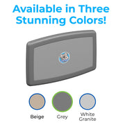 Koala Kare Surface-Mounted Horizontal Baby Changing Station, Model KB300-01 (Grey) view 3