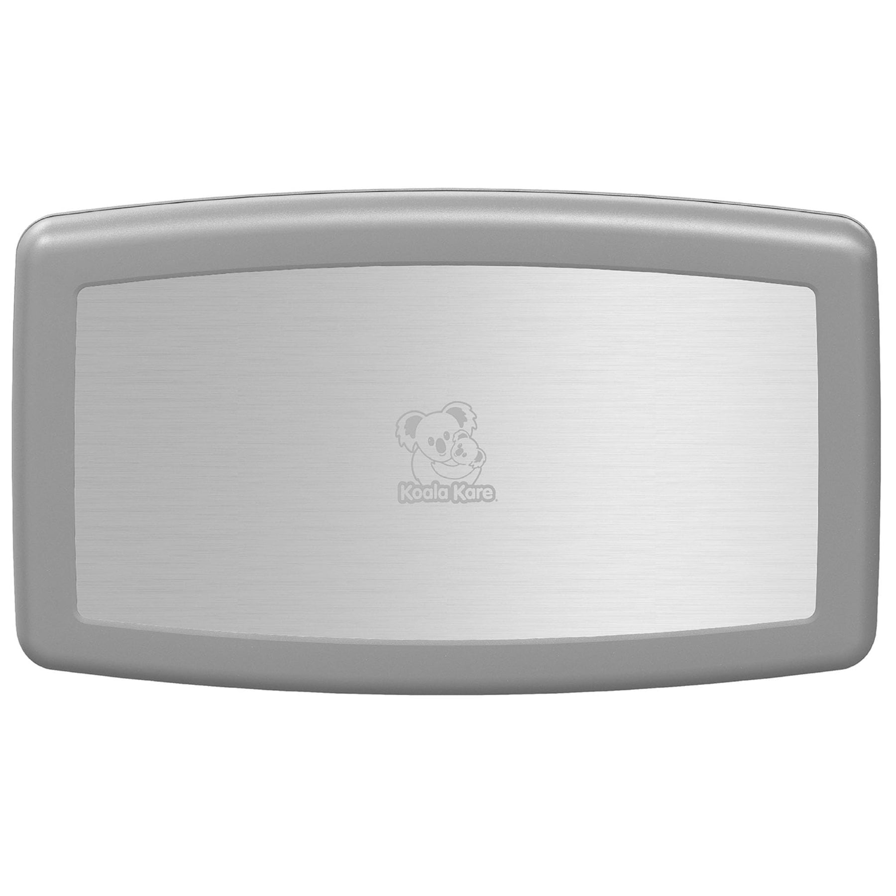 Koala Kare Surface-Mounted Horizontal Baby Changing Station with Stainless Steel Veneer, Model KB300-01SS (Grey)