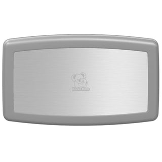 Koala Kare Surface-Mounted Horizontal Baby Changing Station with Stainless Steel Veneer, Model KB300-01SS (Grey)