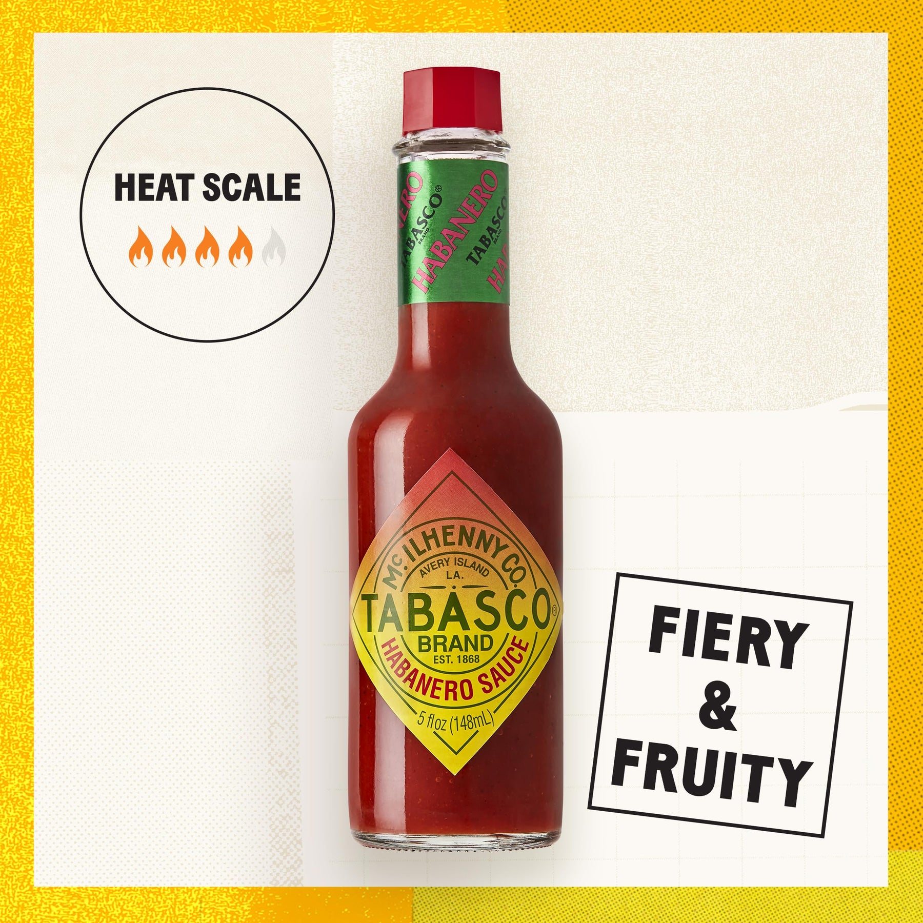 TABASCO® Brand Habanero Pepper Sauce, 64 oz (Pack of 1) view 2
