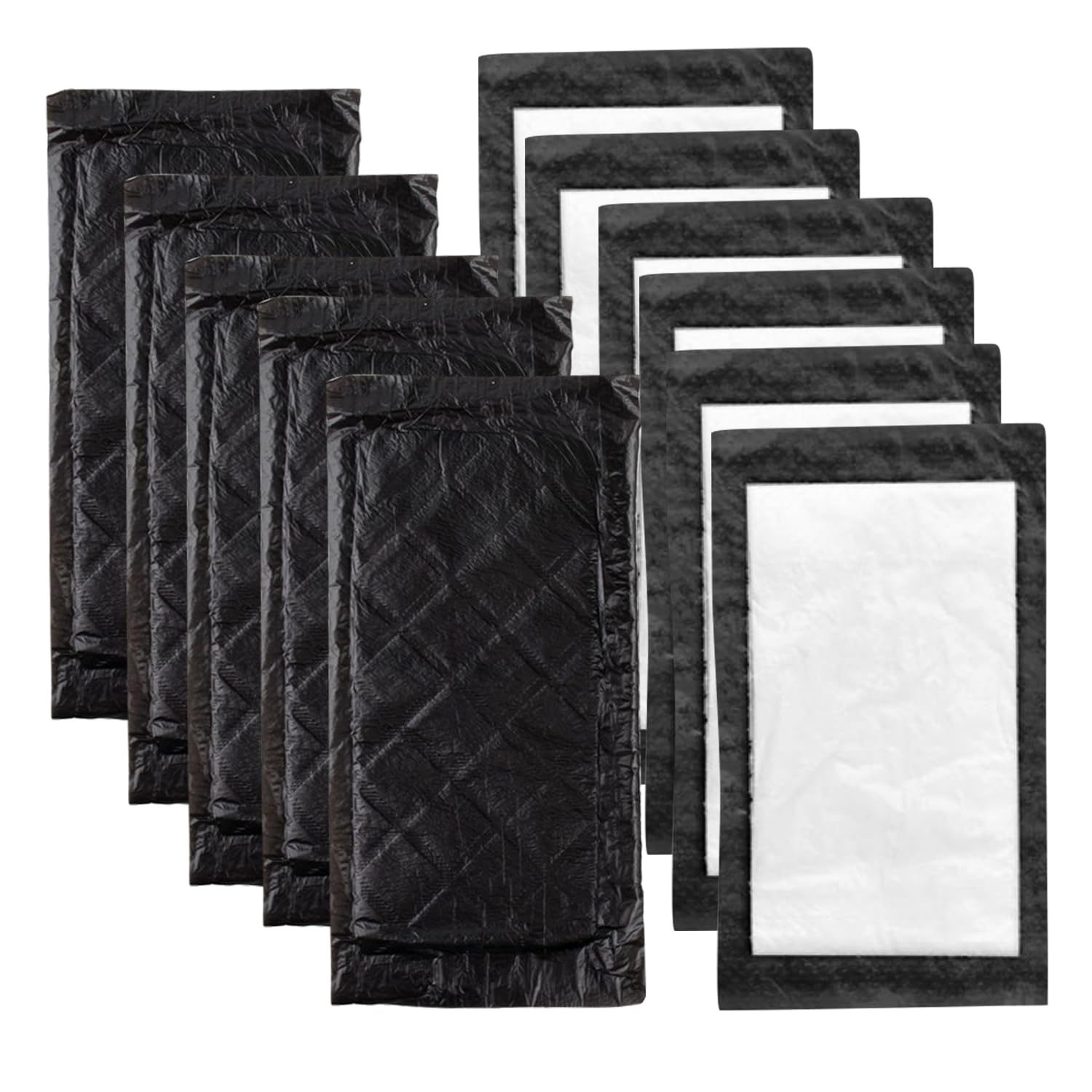 TD40, 4x7-Inch 40 Grams Tattoo Soaker Pads, Absorbent Meat, Produce, Fish and Poultry Foam Tray Pads (1000, Black)