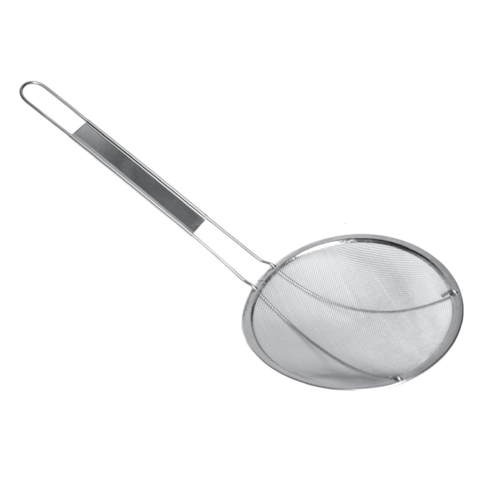 Thunder Group SLSKR65M Skimmer, 6-1/2" Dia., 16" OA Length, Round, Medium Wire mesh, Stainless Steel, Pack of 12