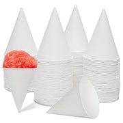 White 4.5 Oz Paper Cone snow Cups (5000, 4.5 oz)