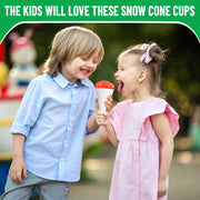 White 4.5 Oz Paper Cone snow Cups (5000, 4.5 oz) view 3
