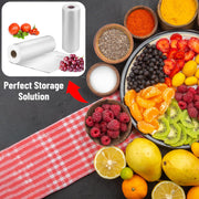 [4 Rolls] 12" X 20" Plastic Produce Bags on a Roll, Bread and Grocery Clear Bag, 350 Bags Per Roll view 6