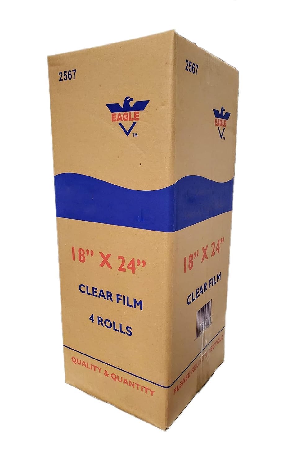 [4 Rolls] 18 x 24 Plastic Produce Bags on a Roll, 1000 Count, Reclosable Food Storage Bags, view 3