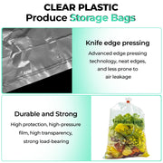 Retail Bags Direct Narrow Profile Produce Roll Bags With Extended Plastic Core - Garden Fresh - 15"X20" - 3300 Count - 4 Rolls - 8 Microns - Clear view 3