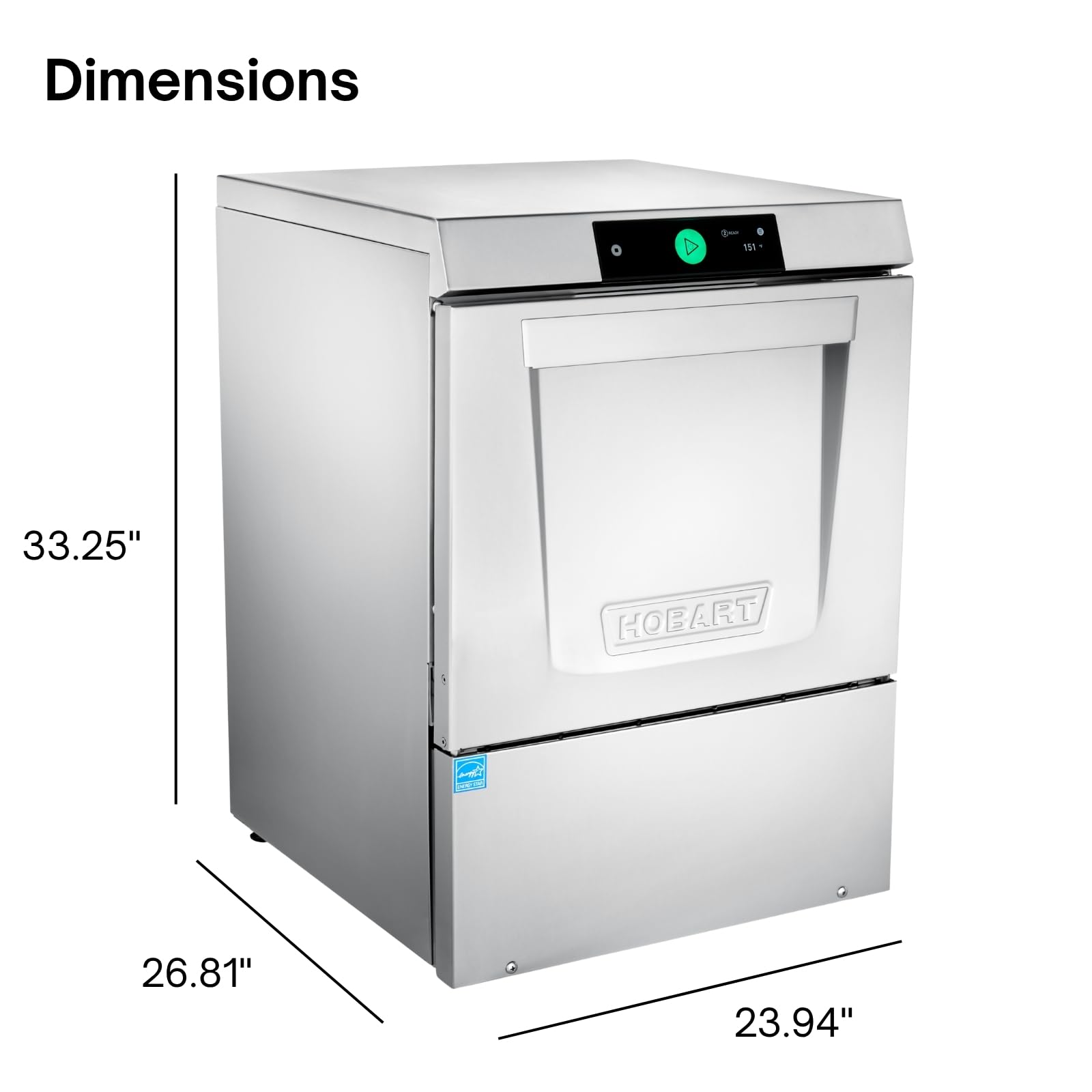 Commercial Undercounter Dishwasher, LX Series by Hobart view 4