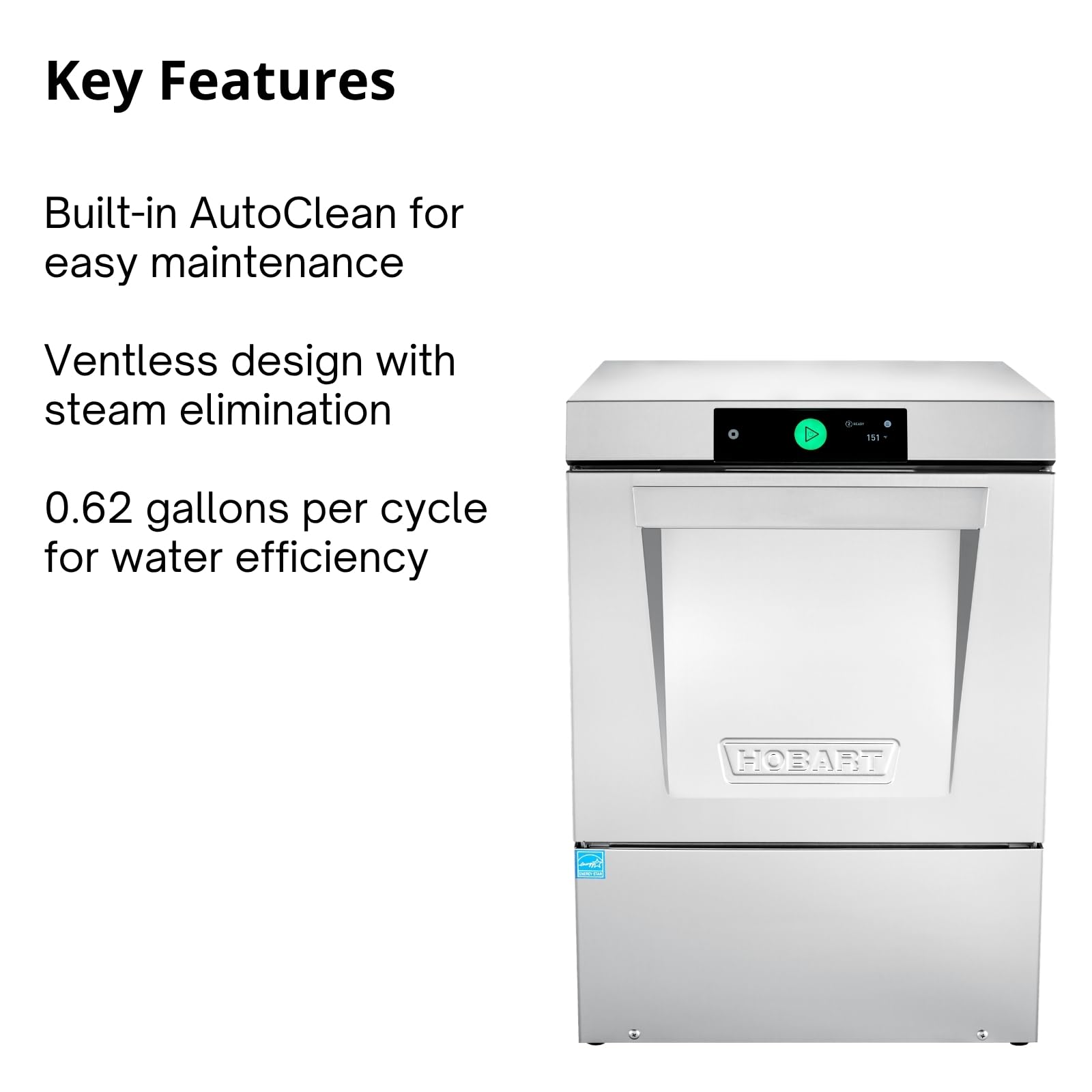 Commercial Undercounter Dishwasher, LX Series by Hobart view 5