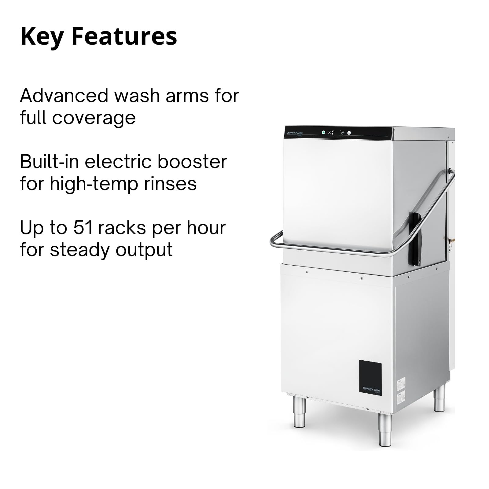 Commercial Door Type Dishwasher, Centerline Series by Hobart view 5