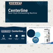 Commercial Door Type Dishwasher, Centerline Series by Hobart view 8