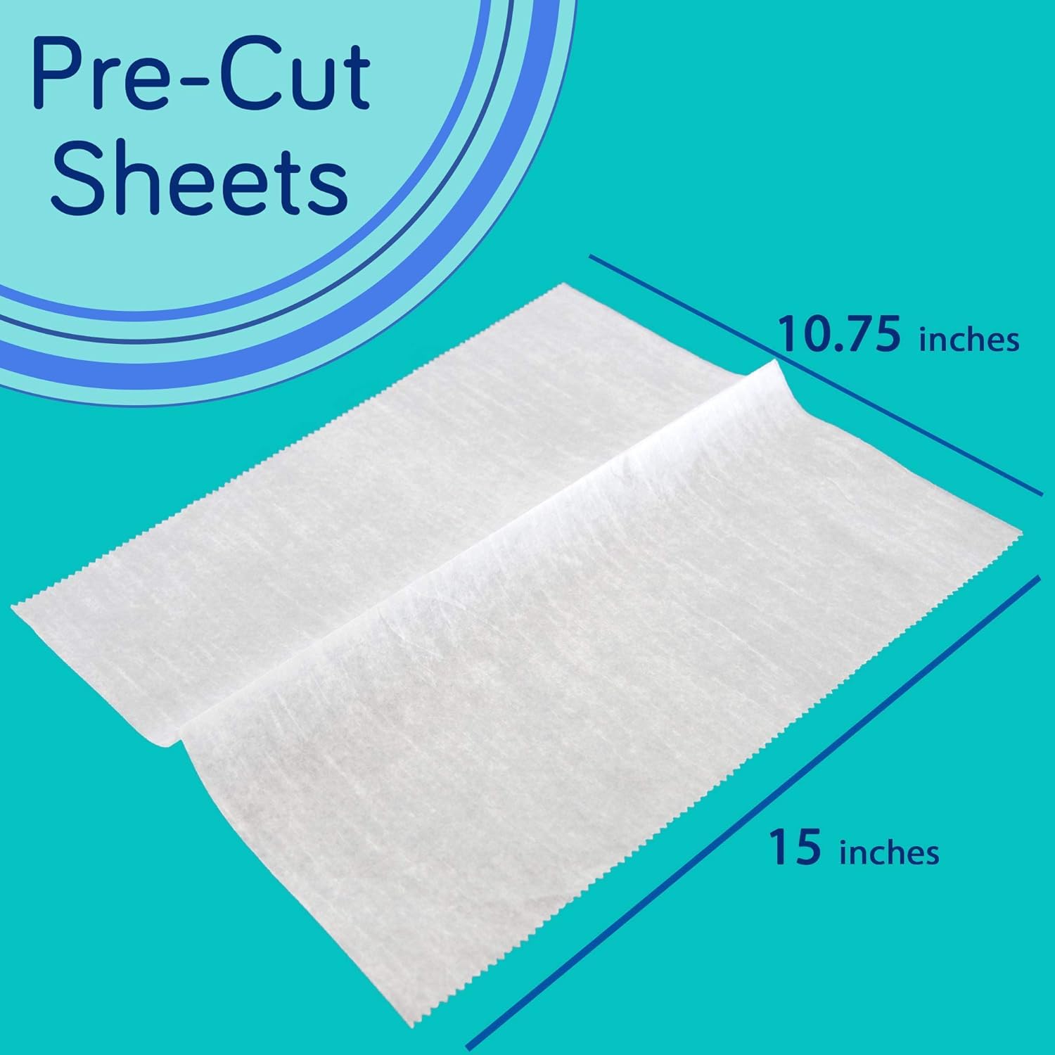 Deli Wrap Interfolded Wax Paper. Dry Waxed Food Liner Jumbo Size 15 Inch by 10.75 Inch. (500, Jumbo 15X10.75) MC15 view 3