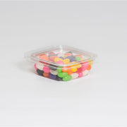 Inline Plastics Safe-T-Fresh TS4008 8 oz. Clear Tamper Evident Plastic Grab-and-Go Container with Hinged Lid | 300/Case view 2