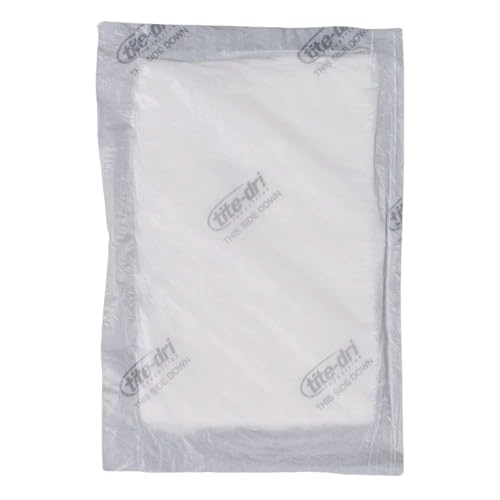 TD75, 5x7-Inch Tite-Dri 75 Grams Tattoo Soaker Pads, Absorbent Meat, Produce, Fish and Poultry Foam Tray Pads (White, 1000)