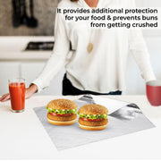 [1000 Pack] Insulated Foil Sandwich Wrap Sheets - 10 3/4" x 14" Durable, and Easy to Use for Sandwiches and Snacks, Catering and Food Service, view 6