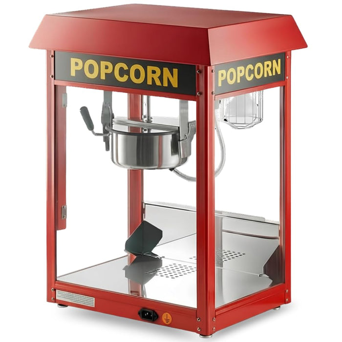Commercial Popcorn Machine, 8 oz. Red Royalty Series PM30R, 1320W, 120V