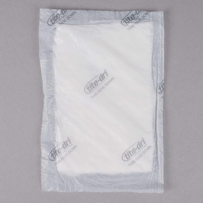 Tite Dri 5" x 7" Absorbent Meat, Fish, and Poultry Pad, Complies with USDA & FDA requirements - 1000/Case