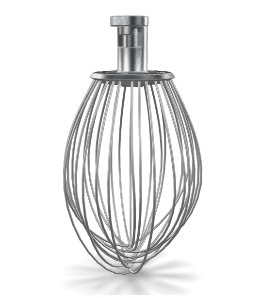 Commercial Stainless Steel Wire Whip for 30 Quart Mixing Bowls, Hobart Mixer Compatible