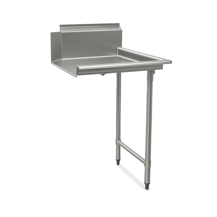 Glownary Commercial Clean Dish Table, Stainless Steel, 24 x 30 x 44.75 Inches, Right Drainboard, NSF Listed, 16 Gauge Type 304