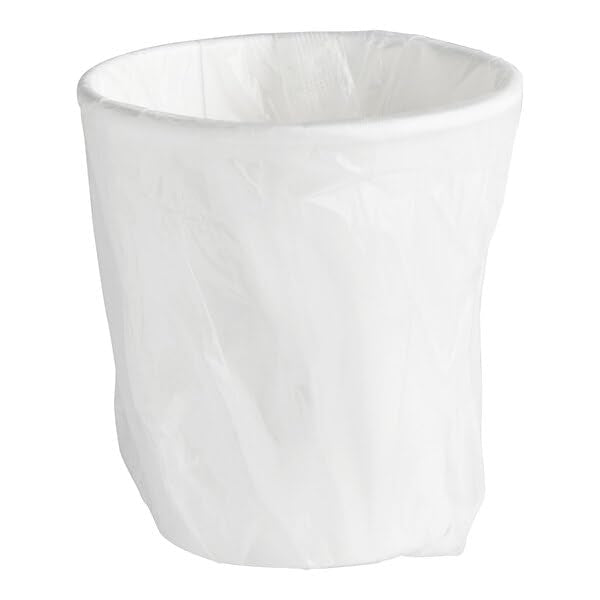 Glownary Paper Hot Cups, 10 oz, White, Individually Wrapped, 480/Case