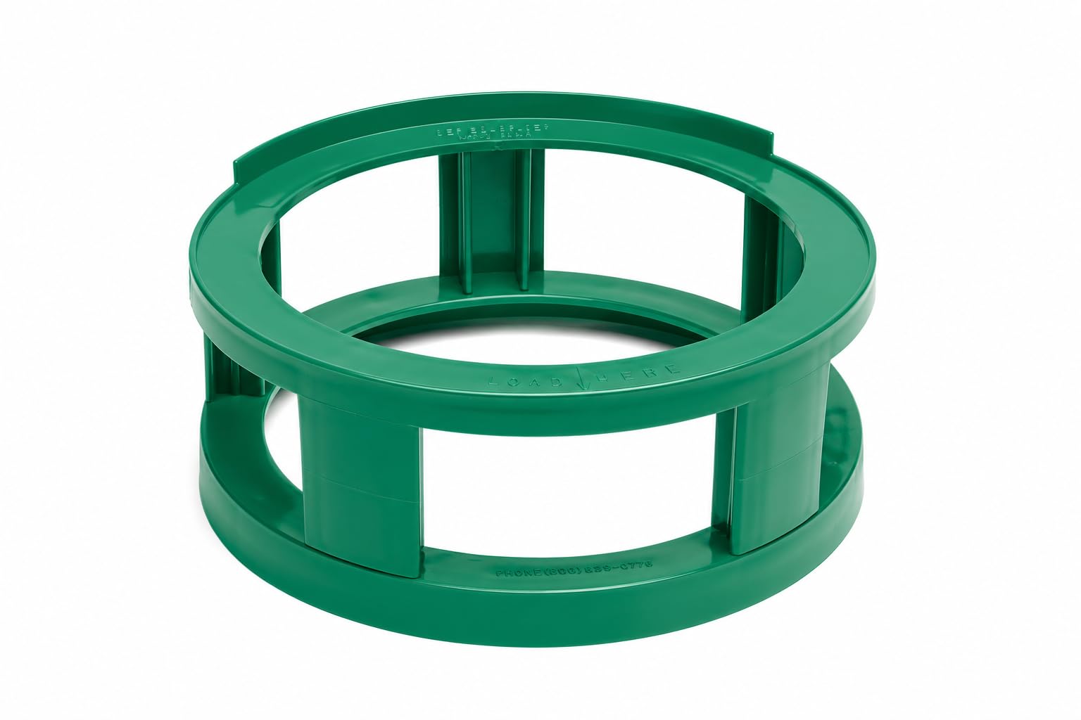Glownary Keg Spacer for Full Size Kegs, Green, 16 Inch Diameter x 6 Inch Height, Stackable Beer Keg Storage Solution