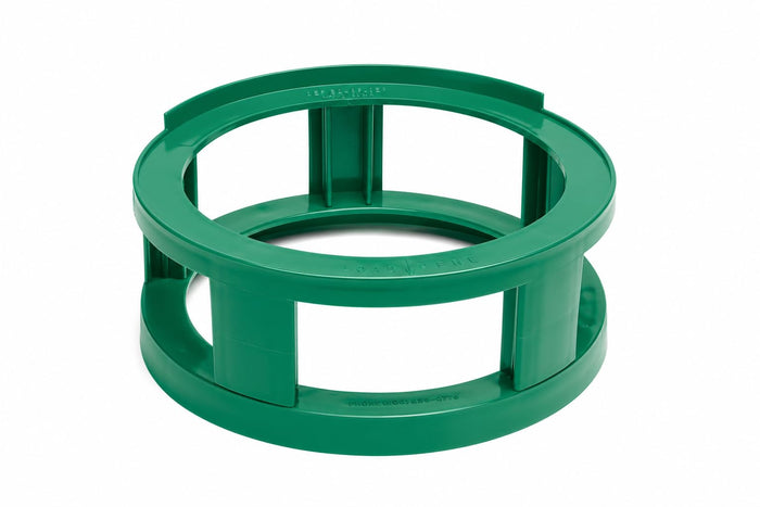 Glownary Keg Spacer for Full Size Kegs, Green, 16 Inch Diameter x 6 Inch Height, Stackable Beer Keg Storage Solution