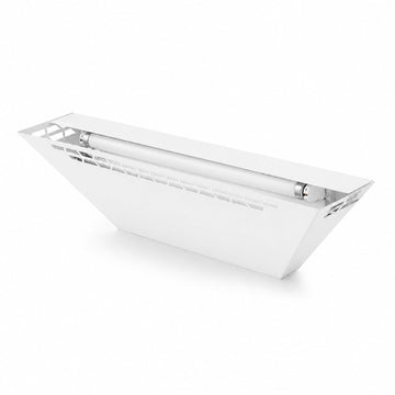 Zap N Trap White Wall Sconce Insect Light Trap, 1500 sq. ft. Coverage, 30W, 2 UV Bulbs