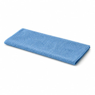 Glownary Microfiber Cleaning Cloths, 16 x 16 Inches, Blue, 290 GSM, 12/Case