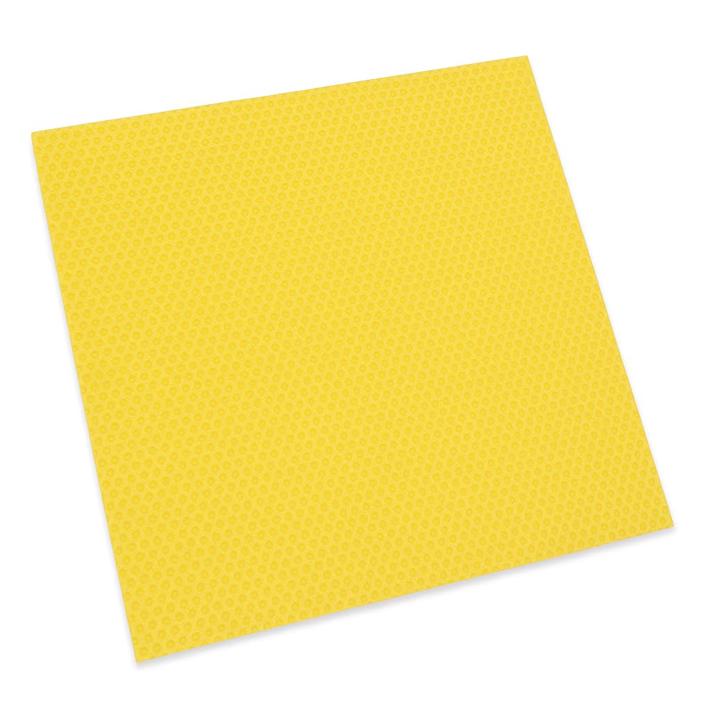 Glownary Treated Dusting Cloth, 24 x 24 Inches, Yellow, 200/Case