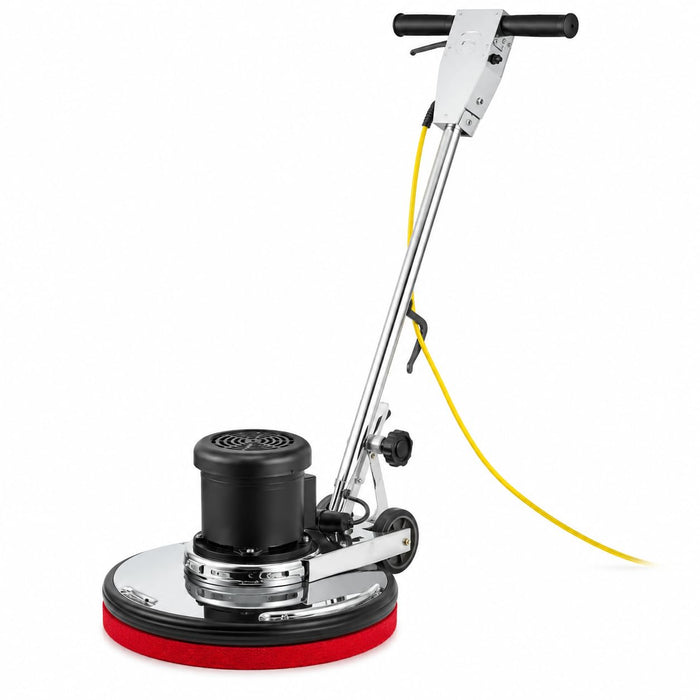 20-Inch Dual Speed Floor Machine, 175/320 RPM, 1.5 HP, Corded Electric, Includes Pad Driver and Brushes