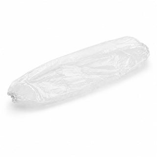 Protective Sleeves, 18 Inches, White Polyethylene, Food Safe, 2000/Case