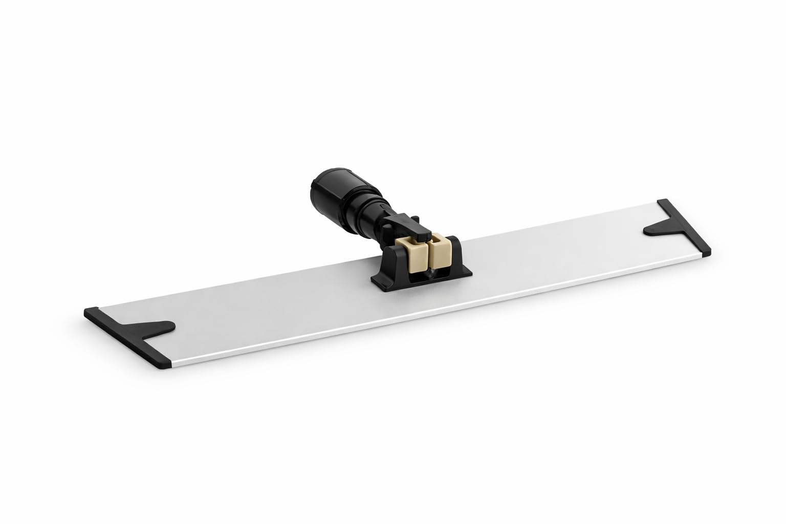 Microfiber Hook and Loop Mop Frame, 18 Inches, Silver, Aluminum Construction