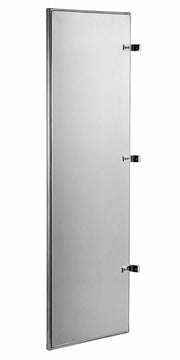 Steel Urinal Partition, 18W x 48L inches, Wall Mounted, Silver