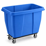 Commercial Cube Truck, 12 Cu. Ft. Capacity, 600 lb Weight Limit, Blue, 44L x 28W x 28H inches