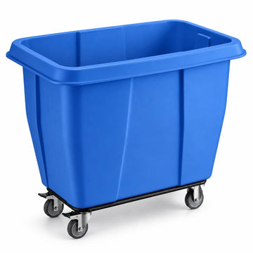 Commercial Cube Truck, 12 Cu. Ft. Capacity, 600 lb Weight Limit, Blue, 44L x 28W x 28H inches