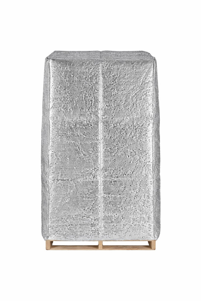 Insulated Pallet Cover, 48 x 40 x 72 Inches, Silver, 4/Bundle, Thermal Protection