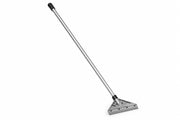 Heavy-Duty Floor Scraper, 8 inch Carbon Steel Blade, 60 inch Handle, Silver
