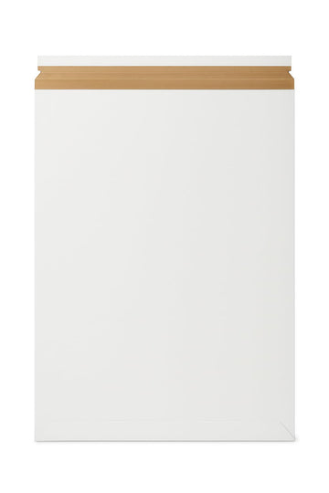 Stayflats Self-Sealing Rigid Mailer, White, 20 x 27 Inches, 50 Count