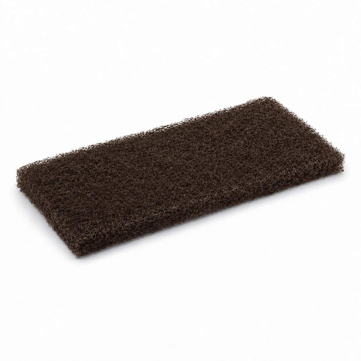 Multi-Purpose Scouring Pad, Brown, 10 x 4.5 x 1 inches, Heavy-Duty, 5-Pack