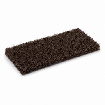 Multi-Purpose Scouring Pad, Brown, 10 x 4.5 x 1 inches, Heavy-Duty, 5-Pack