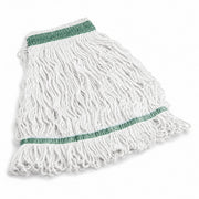 Pro Rayon Blend Looped End Wet Mop Head, 24 oz, 5 Inch Headband, White, 12/Case